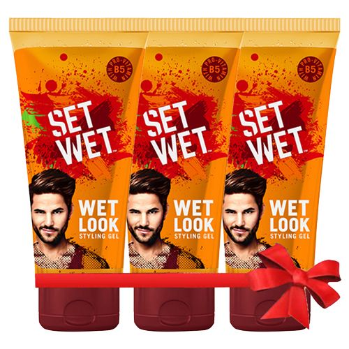 Buy Set Wet Hair Gel - Wet Look 100 ml (Pack of 3) Online at Best Price. of  Rs 285 - bigbasket