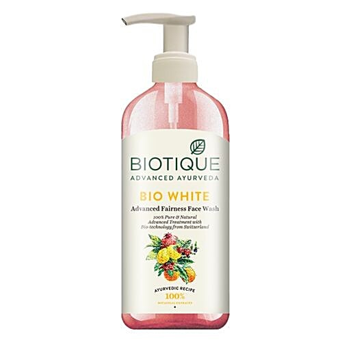 Buy Biotique Face Wash Whitening Brightening Bio White For All Skin