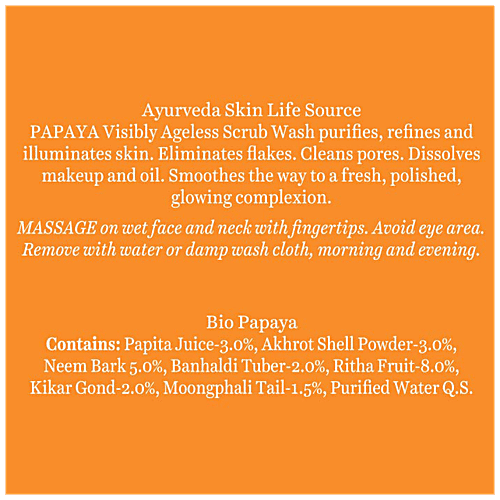 BIOTIQUE Face Wash - Exfoliating, Bio Papaya, for All SkinTypes, 300 ml