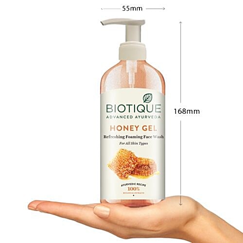 BIOTIQUE Face Wash - Gel, Bio Honey, 300 ml
