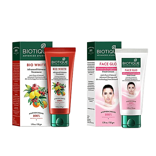 BIOTIQUE Face Glo Advance Brightening Fruit Cream, 50 g  100% Botanical Extracts