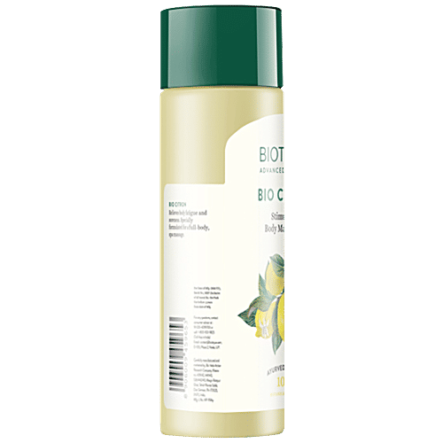 BIOTIQUE Body Massage Oil - Stimulating, Bio Citron, 200 ml  