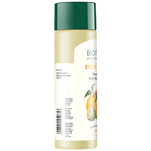 BIOTIQUE Bio Vitamin Therapeutic Body Massage Oil, 200 ml