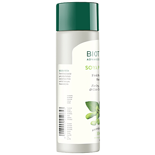 Buy Biotique Shampoo For Dry Damaged Color Treated Permed Hair Bio Soya