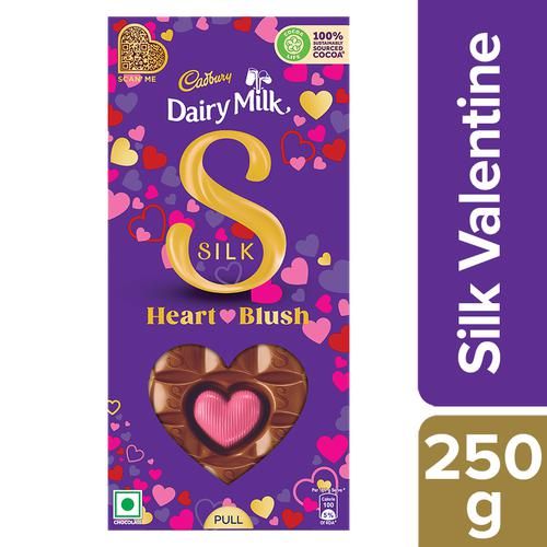 Vedholdende hybrid pakke Buy Cadbury Dairy Milk Silk Valentine Special Gift Pack, Heart Pop, 250 gm  Online at Best Price of Rs 325 - bigbasket