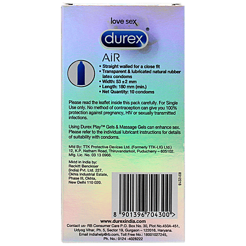Durex Air Condoms, 10 pcs  