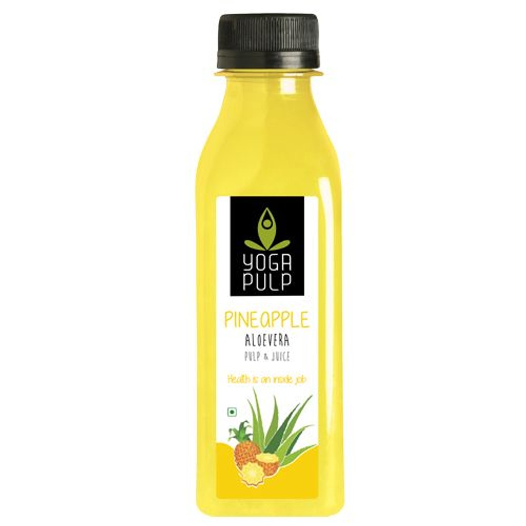 Buy Yoga Pulp Fruit Juice Pineapple With Aloevera Online at Best