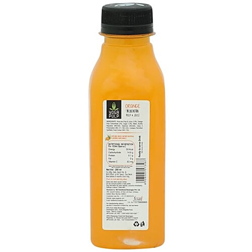 Buy Yoga Pulp Fruit Juice Orange With Aloevera Online at Best Price