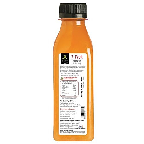 Buy Yoga Pulp Fruit Juice 7 Fruits With Aloevera 300 Ml Online At Best