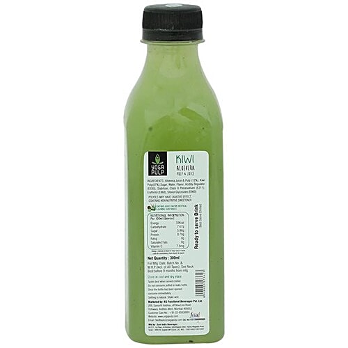 Buy Yoga Pulp Fruit Juice Kiwi With Aloevera 300 Ml Online At Best