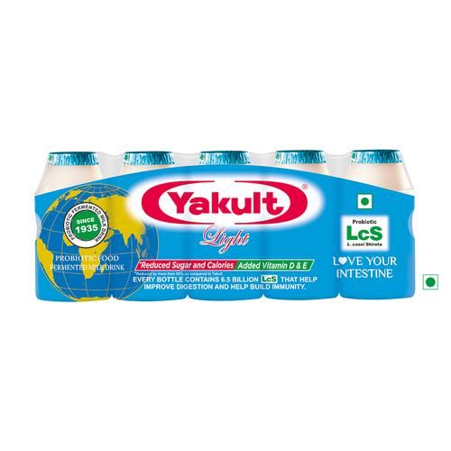 Yakult Probiotic Health Drink - Light, 65 ml Pack of 5 