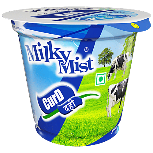 Milky Mist Farm Fresh Curd/Dahi, 200 g Cup 