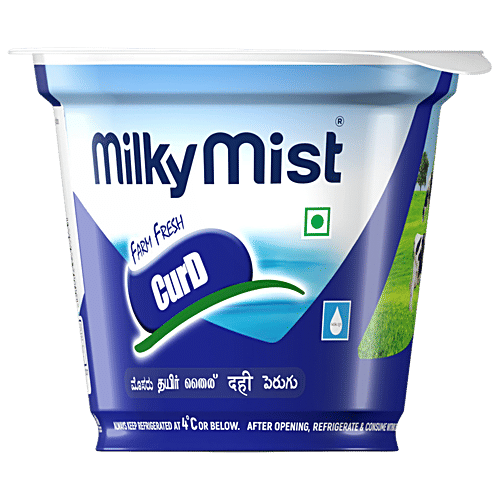 Milky Mist Farm Fresh Curd/Dahi, 200 g Cup 