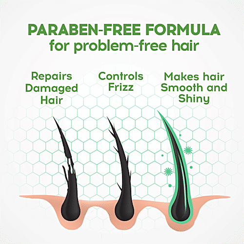 Dabur Vatika Health Shampoo, With 7 natural ingredients, Controls Frizz, 180 ml