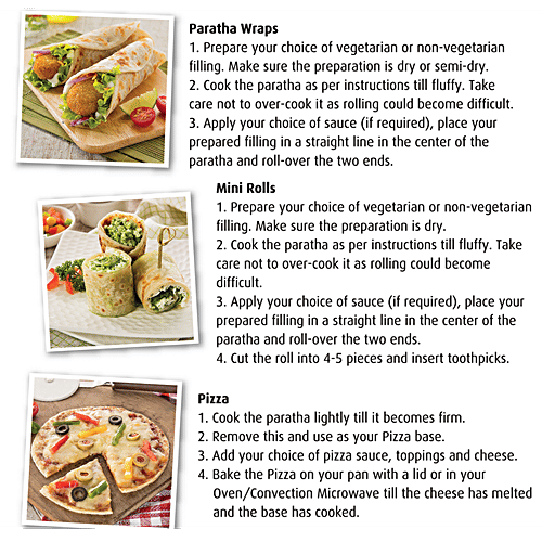 Switz Puff Dough Paratha, 5 pcs Pouch 