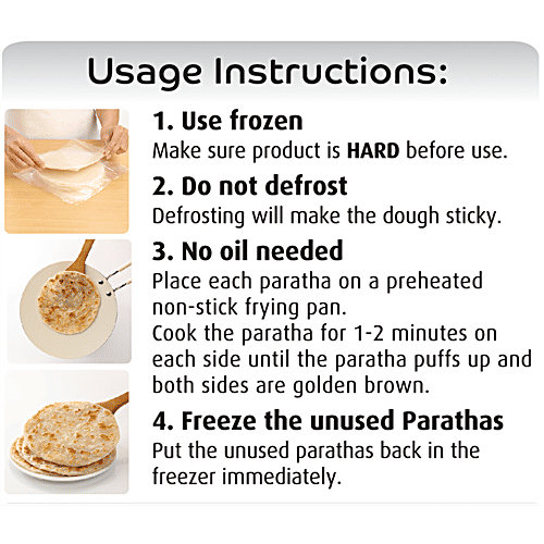 Switz Puff Dough Paratha, 5 pcs Pouch 