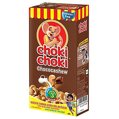 Choki Choki Cashew - Chocolate Paste, 180 g  Goodness of 3 (Milk, Chocolates & Cashews)