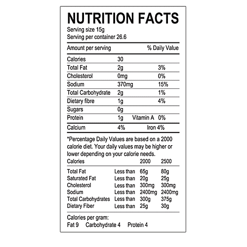 Tasty Nibbles Pickle - Anchovy, 400 g PET Jar Zero Cholesterol