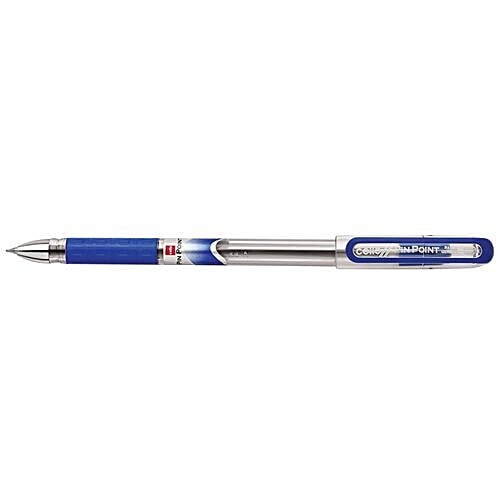 BIC Cello Pinpoint Ball Pen - Blue, 5 pcs  Write Comfortable  for a long Time With Elasto Grip