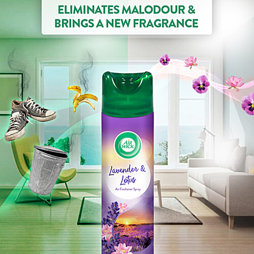 Buy Airwick Air Freshener Spray, Lavender & Lotus Online at Best Price