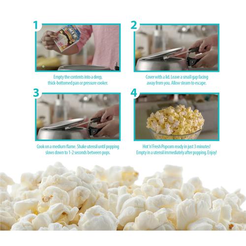 ACT II Instant Diet Popcorn - High Fibre, Snacks, 70 g  