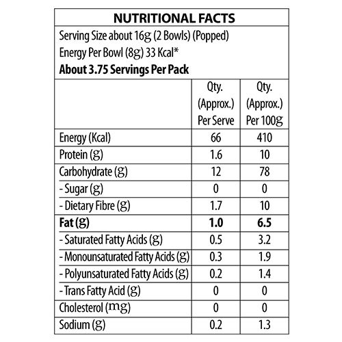 ACT II Microwave Diet Popcorn - High Fibre, Snacks, 80 g  