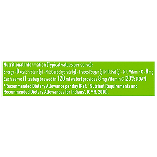 Tetley Green Tea - Pure Original, 32.5 g (25 Bags x 1.3 g each) 