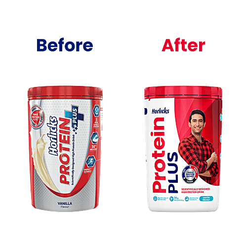 Horlicks Protein Plus, Vanilla, 400 g  