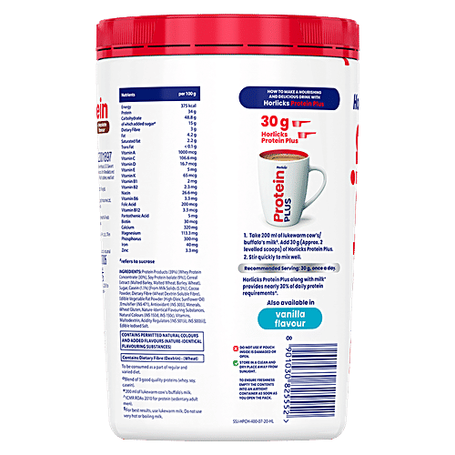 Horlicks Protein Plus, Chocolate, 400 g  