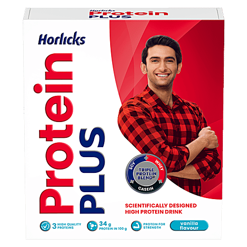 Horlicks Protein Plus, Vanilla, 200 g  