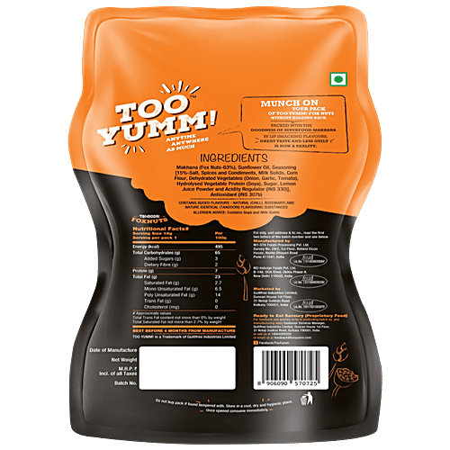 Too Yumm! Foxnuts - Tandoori, 30 g  