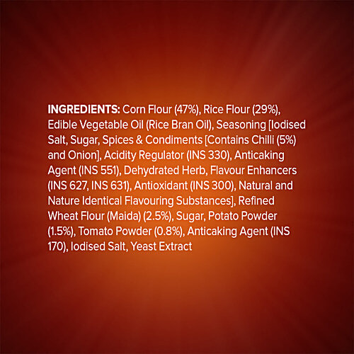 Too Yumm! Veggie Stix - Chilly Chataka, 52 g  