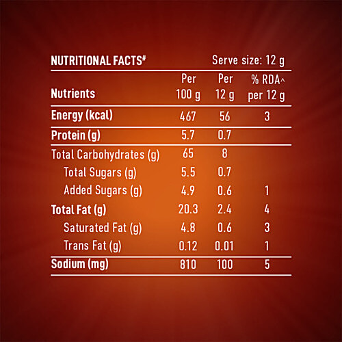 Too Yumm! Veggie Stix - Chilly Chataka, 52 g  