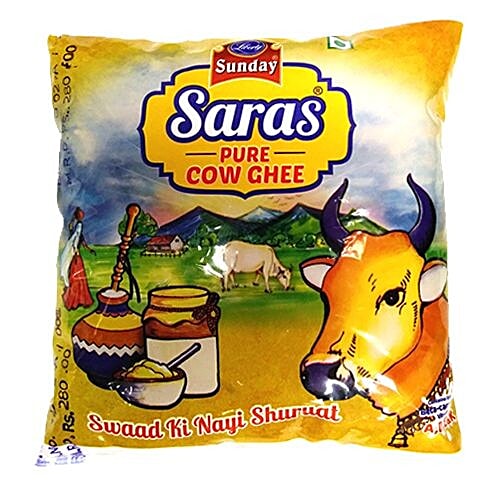 Buy Saras Pure Cow Ghee Online at Best Price of Rs null bigbasket