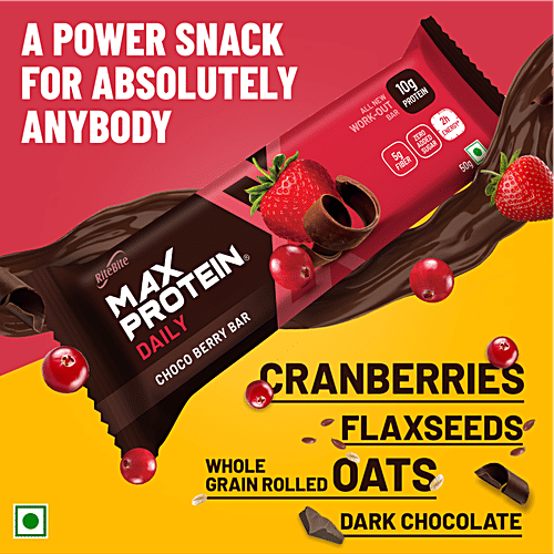 Buy Ritebite Protein Bar Choco Berry Work Out 50 Gm Online At Best