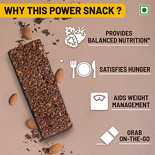 RiteBite Max Protein Daily Choco Almond Bar, 50 g (Pack of 6) 