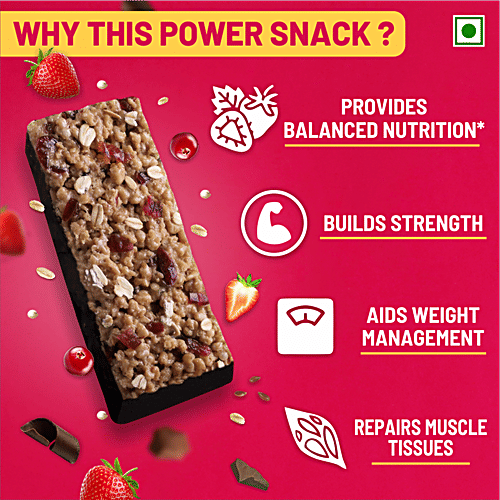 RiteBite Max Protein Bar Ultimate Choco Berry 30gm Protein Bar, Sugar Free Healthy Protein Snacks, 100 g (Pack of 6) Zero Added Sugar, No Preservatives & Artificial Sweetener