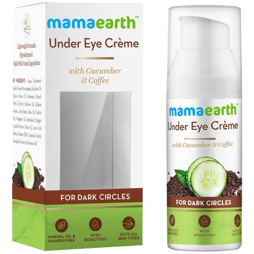 Mamaearth Creme - Under Eye, 50 ml  Silicone & Paraben Free
