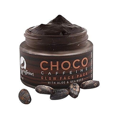 Buy MCaffeine Face Mask Choco Caffeine Glow, With Aloe & Sea Weed