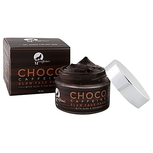 Buy MCaffeine Face Mask Choco Caffeine Glow, With Aloe & Sea Weed