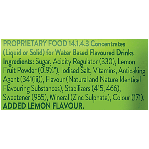 Tang Instant Drink Mix - Lemon, 15.3 g  No Artificial Flavour