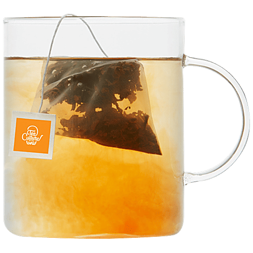 Tea Culture Of The World Black Tea - Classic Masala Chai, Refreshing, 2 g (16 Bags x 2 g Each) Zero Fat