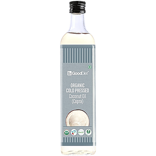 bb Gooddiet Organic Cold Pressed Coconut Oil, 250 ml  Natural