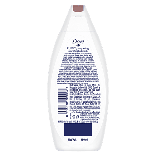 Dove Body Wash - Shea Butter & Warm Vanilla, 190 ml  