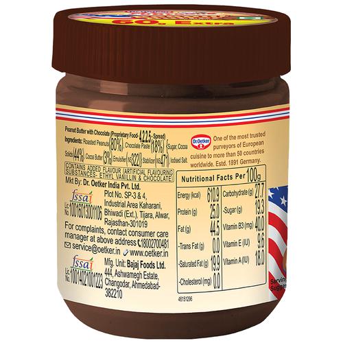 Dr. Oetker FunFoods Peanut Butter Chocolate, 400 g Jar 