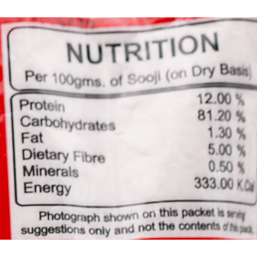Barn Sooji - Double Roasted, 1 kg  