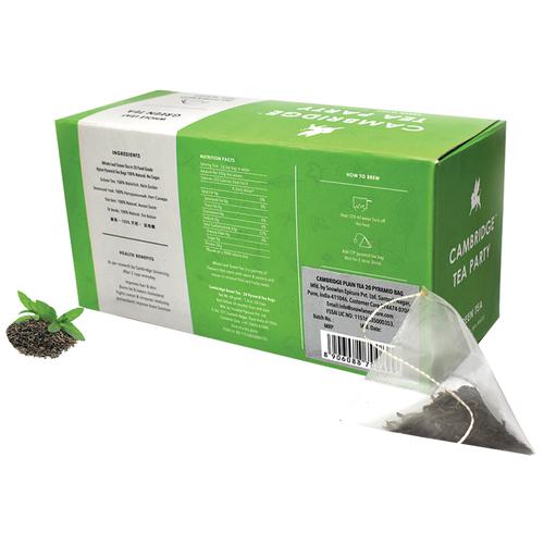Cambridge Tea Party Green Tea - Long Leaf, Refreshing Aroma & Flavour, 40 g (20 Bags x 2 g each) Nitrogen-flushed