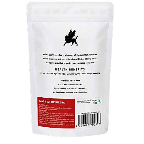 Cambridge Tea Party 8 Spices Masala Chai Tea, 1 Kg  