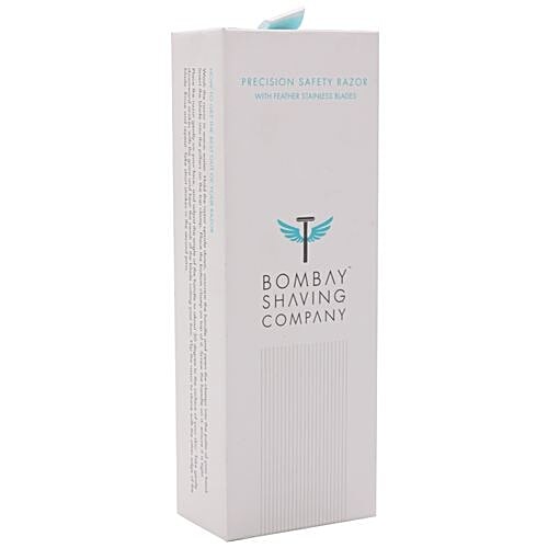 Bombay Shaving Company Combo - Precision Safety Razor & 10 Feather Blades, 100 g  