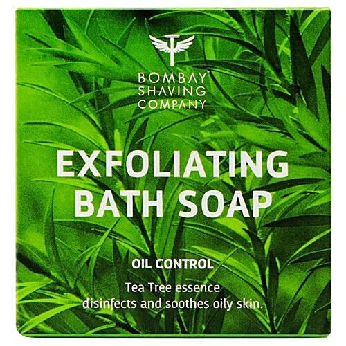 Bombay Shaving Company Oil Control Bath Soap With Tea Tree extracts & Oatmeal - For Sensitive Skin, 100 g